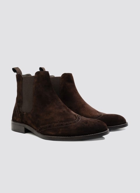 Language Men Brown Casual Boots