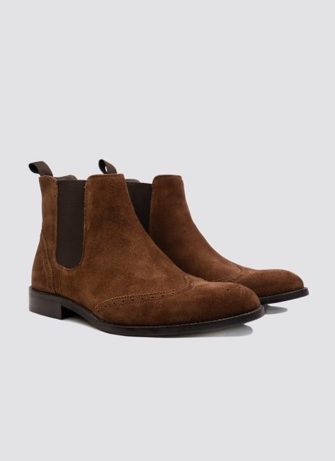 Language Men Tan Casual Boots (SKU: 194-2040-23-42)