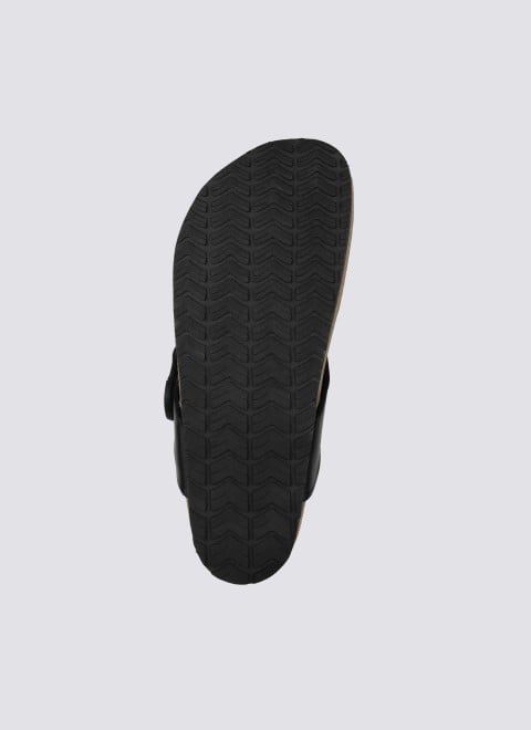 Language Men Black Casual Slippers (SKU: 194-2050-11-42)