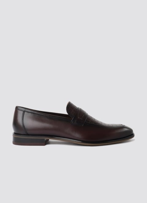 Language Men Bordo Formal Moccasin (SKU: 194-2080-57-40) Language Men Bordo Formal Moccasin (SKU: 194-2080-57-40)