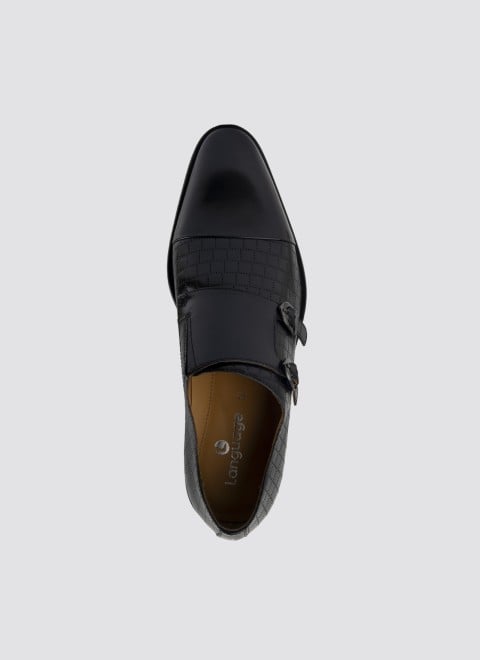 Language Men Black Formal Monk (SKU: 194-2081-11-40)