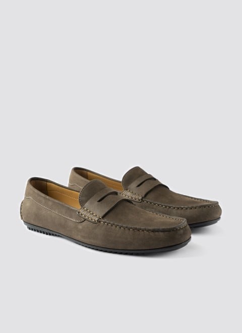 Language Men Green Casual Loafers (SKU: 194-235-21-40)