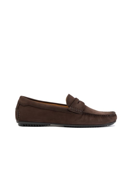 Language Men Brown Casual Loafers (SKU: 194-235-12-40)