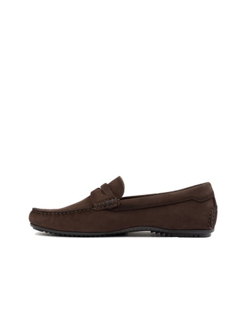 Language Men Brown Casual Loafers (SKU: 194-235-12-40)