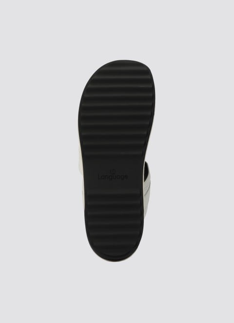 Language Men White Casual Slippers (SKU: 194-3041-16-42)