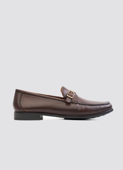 Language Men Brown Casual Loafers (SKU: 194-603-12-40)