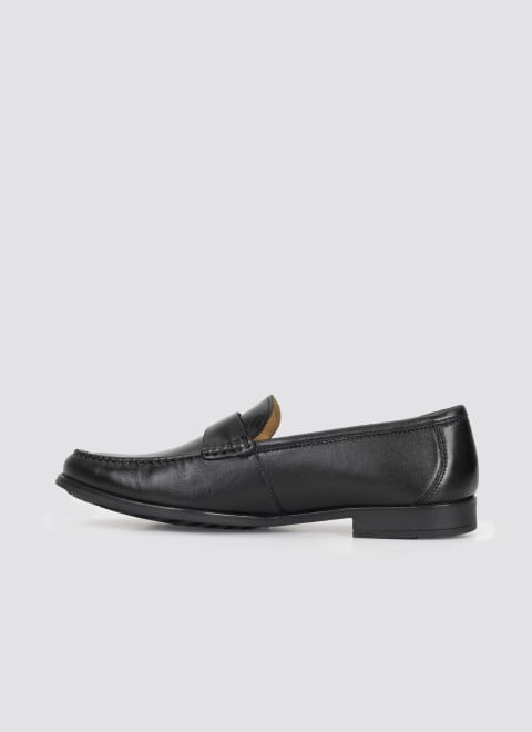 Language Men Black Casual Loafers (SKU: 194-603-11-40)