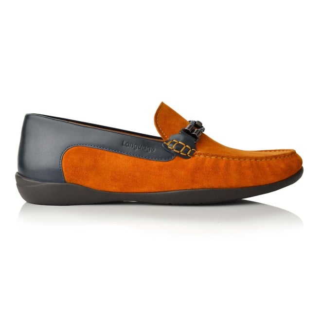 Language Men Tan Casual Loafers (SKU: 194-871-23-40)