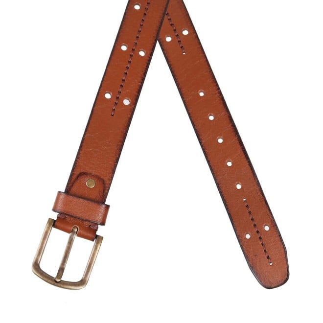 Mochi Men Tan Belts Pin Buckle (SKU: 195-2-23-34)