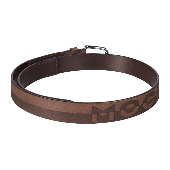 Mochi Men Brown Mens Belts Pin Buckle (SKU: 195-20-12-36)