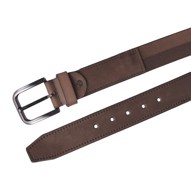 Mochi Men Brown Mens Belts Pin Buckle (SKU: 195-20-12-36)