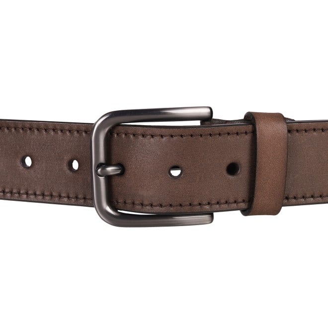 Mochi Men Brown Mens Belts Pin Buckle (SKU: 195-20-12-36)