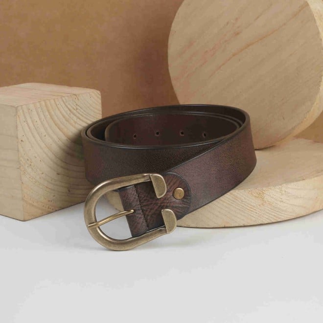 Mochi Men Brown Casual Belt