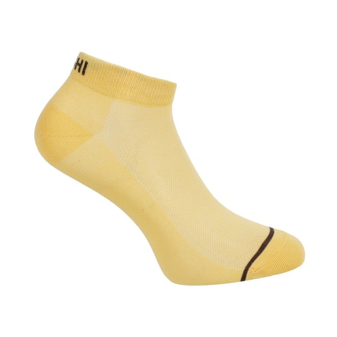 Mochi Men Yellow Socks Ankle Length