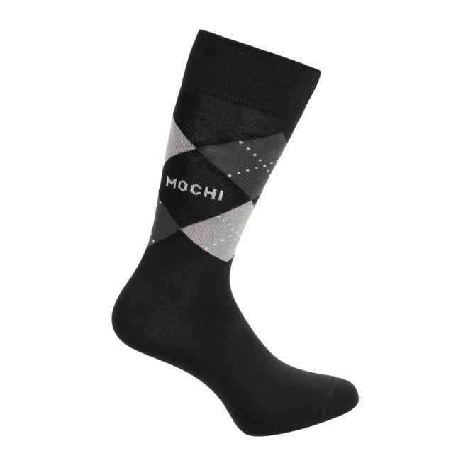 Mochi Men Black Socks Full Length