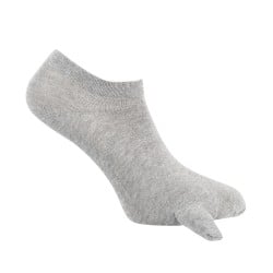 Unisex Light-Grey Mens Socks Ankle Length
