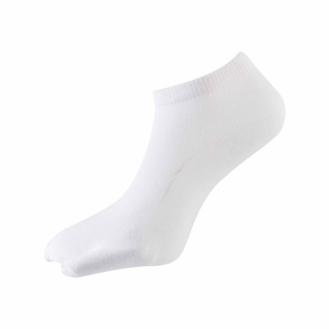 Mochi White Womens Socks Ankle Length