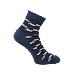 Men Blue Socks Half Length
