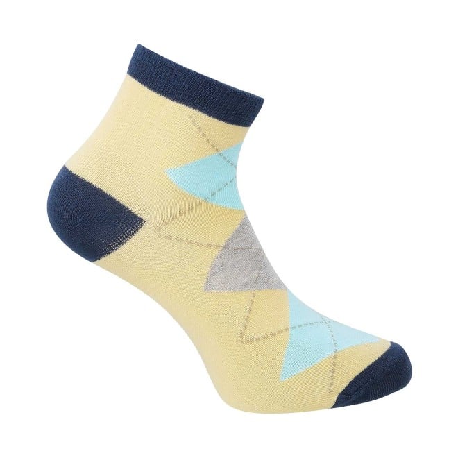 Mochi Navy-Blue Mens Socks Half Length