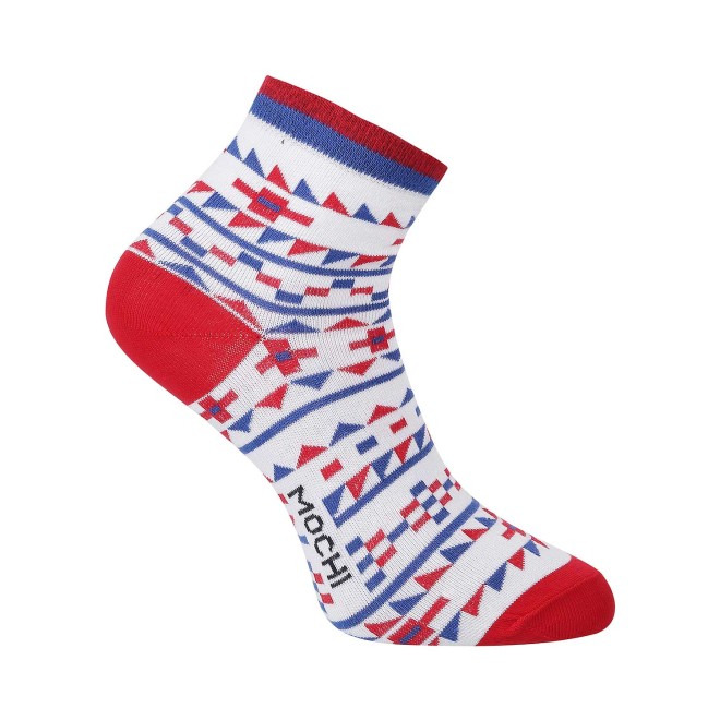 Mochi Multi-Color Mens Socks Half Length