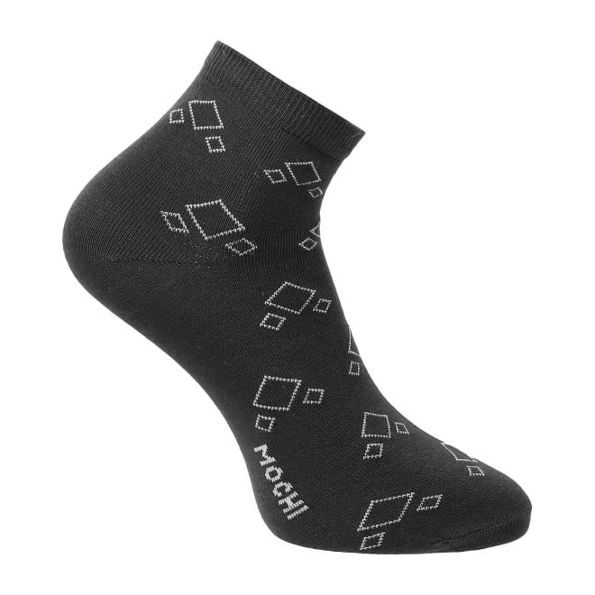 Mochi Men Grey Socks Ankle Length