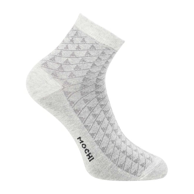 Mochi Men Light-Grey Socks Half Length