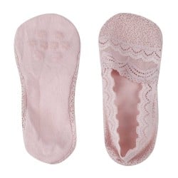 Women Light Pink Loafer Socks