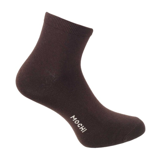 Mochi Men Brown Socks Half Length