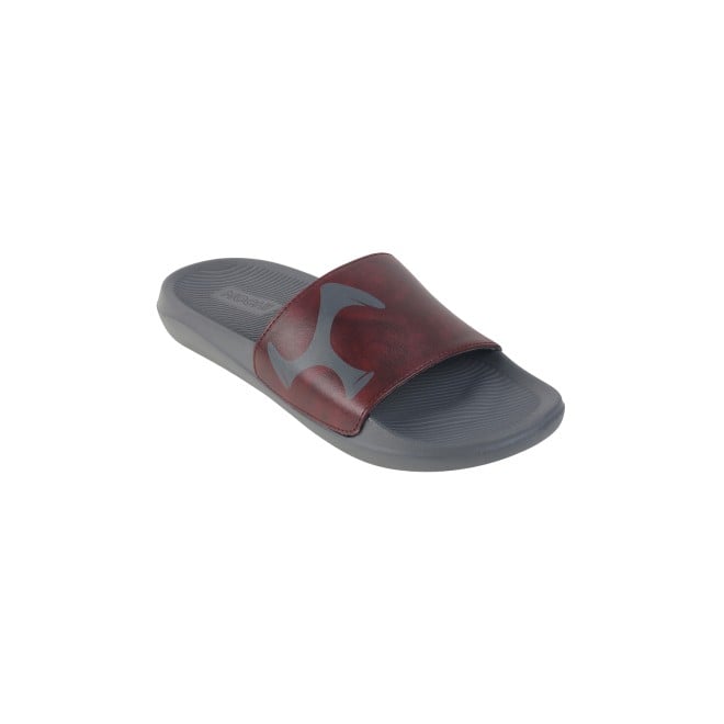 Mochi Men Maroon Casual Slippers & Flip Flops (SKU: 207-28-44-42)