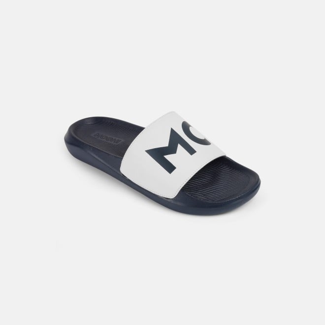 Mochi Men White Casual Slippers