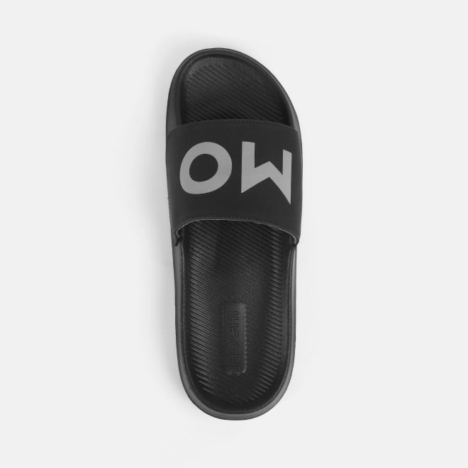 Mochi Men Black Casual Slippers (SKU: 207-60-11-40)