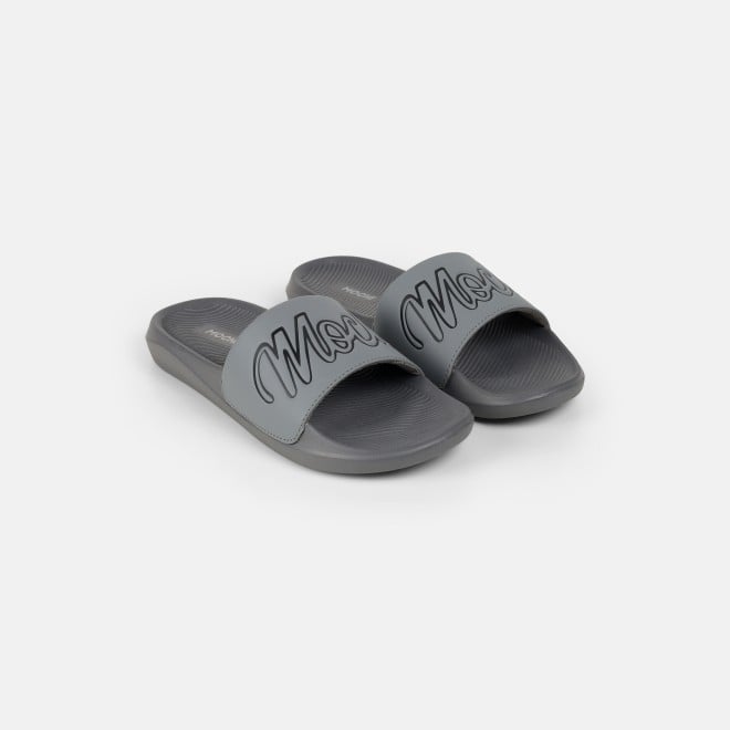 Mochi Men Grey Casual Slippers (SKU: 207-68-14-40)