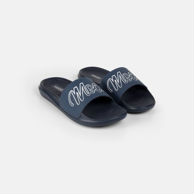 Mochi Men Blue Casual Slippers (SKU: 207-68-45-40)