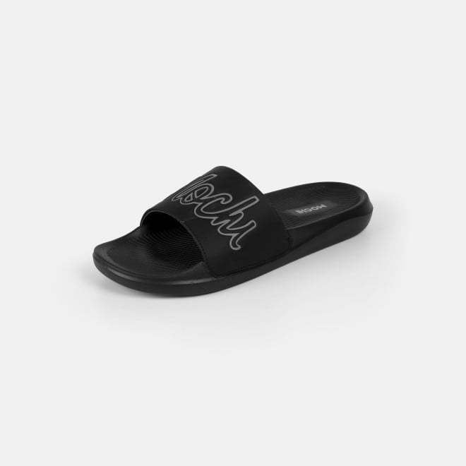 Mochi Men Black Casual Slippers (SKU: 207-68-11-40)