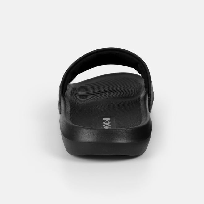 Mochi Men Black Casual Slippers (SKU: 207-68-11-40)