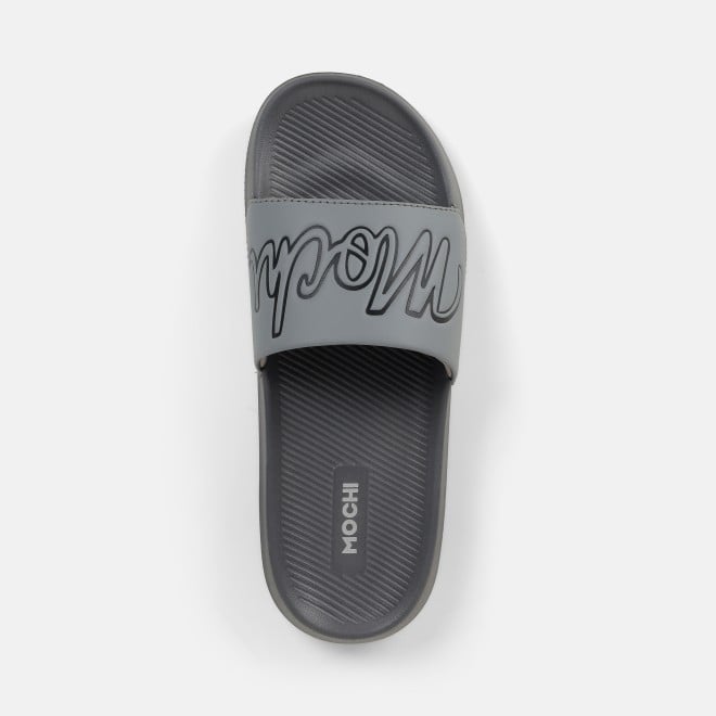 Mochi Men Grey Casual Slippers (SKU: 207-68-14-40)