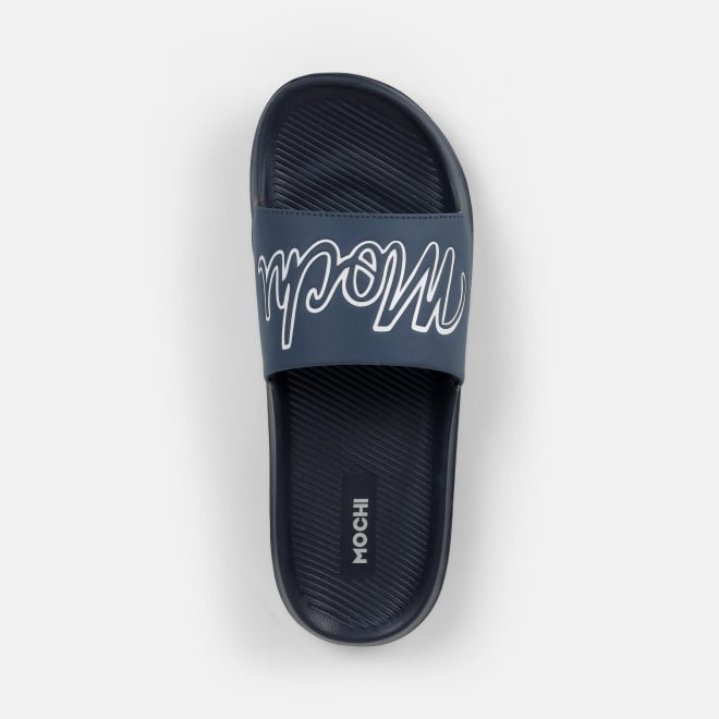 Mochi Men Blue Casual Slippers (SKU: 207-68-45-40)
