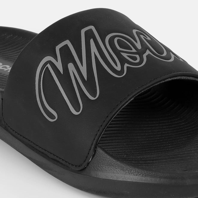 Mochi Men Black Casual Slippers (SKU: 207-68-11-40)