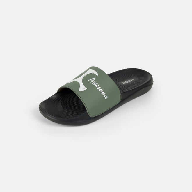 Mochi Men Green Casual Slippers (SKU: 207-69-21-40)