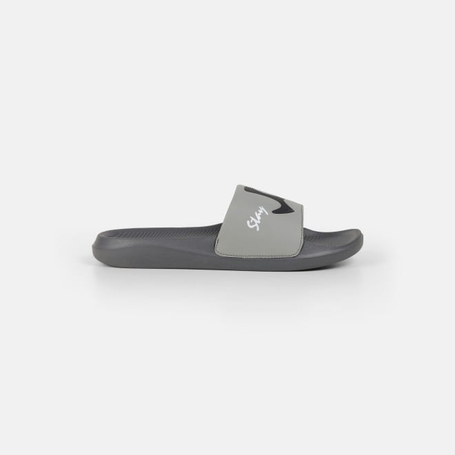 Mochi Men Grey Casual Slippers (SKU: 207-69-14-40)