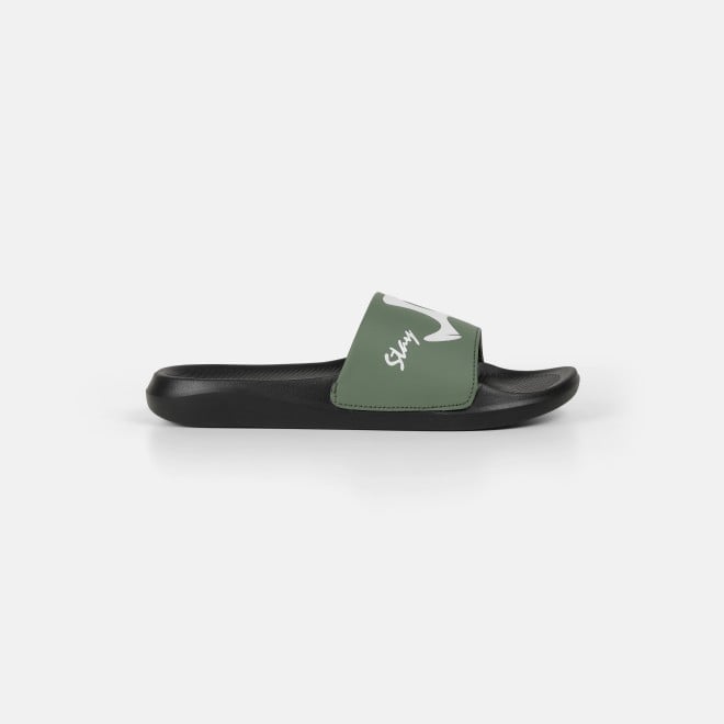 Mochi Men Green Casual Slippers (SKU: 207-69-21-40)