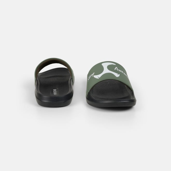 Mochi Men Green Casual Slippers (SKU: 207-69-21-40)