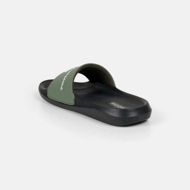 Mochi Men Green Casual Slippers (SKU: 207-69-21-40)