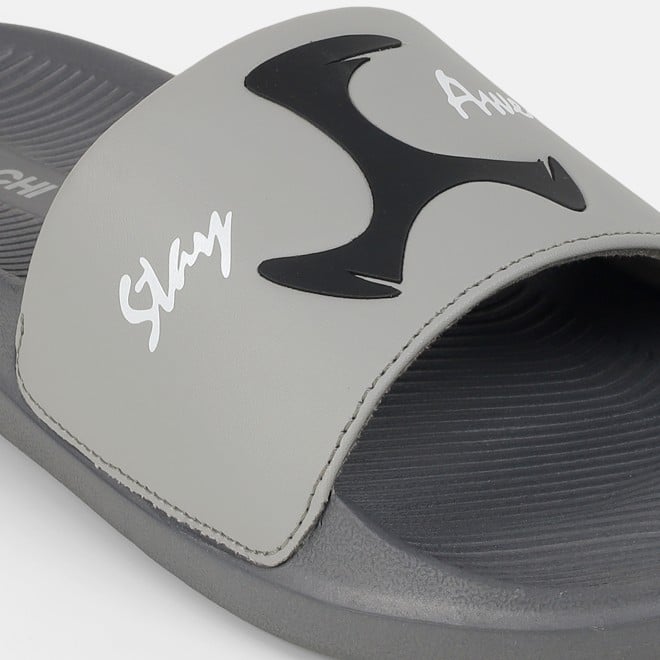 Mochi Men Grey Casual Slippers (SKU: 207-69-14-40)