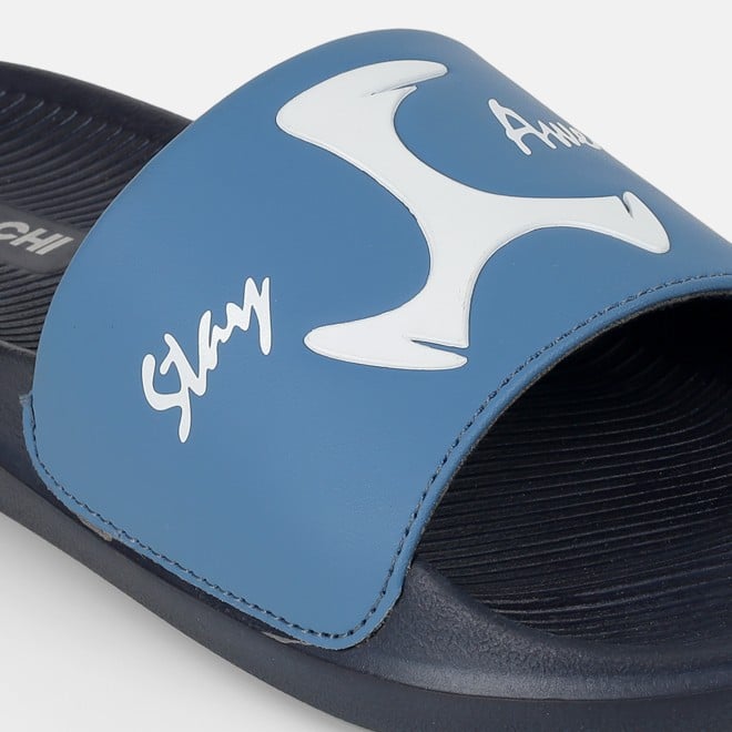 Mochi Men Blue Casual Slippers (SKU: 207-69-45-40)