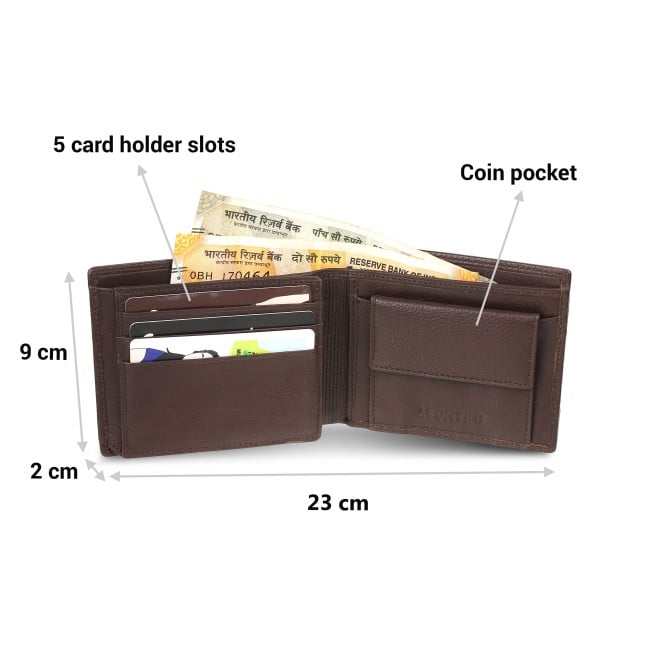 Mochi Men Brown Mens Wallets Bifold (SKU: 21-44-12-10)