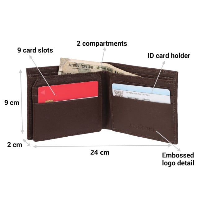 Mochi Men Brown Mens Wallets Bifold (SKU: 21-54-12-10)