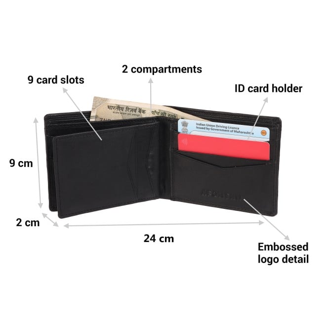 Mochi Men Black Mens Wallets Bifold (SKU: 21-55-11-10)