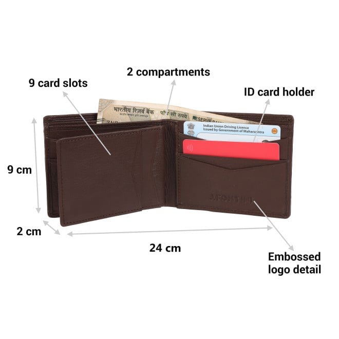 Mochi Men Brown Mens Wallets Bifold (SKU: 21-55-12-10)