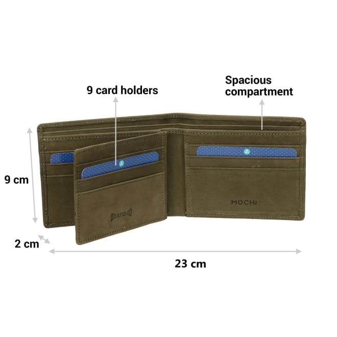 Mochi Men Olive Wallet (SKU: 21-60-49-10)
